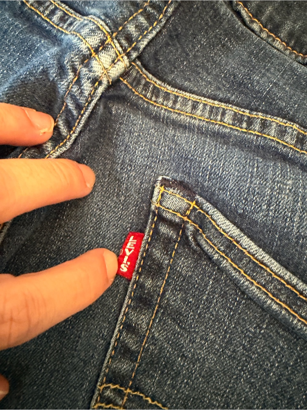 Levi’s Premium 541 Athletic Taper Jeans Men’s 36x32 Blue Stretch Denim Style 181 - Picture 4 of 10